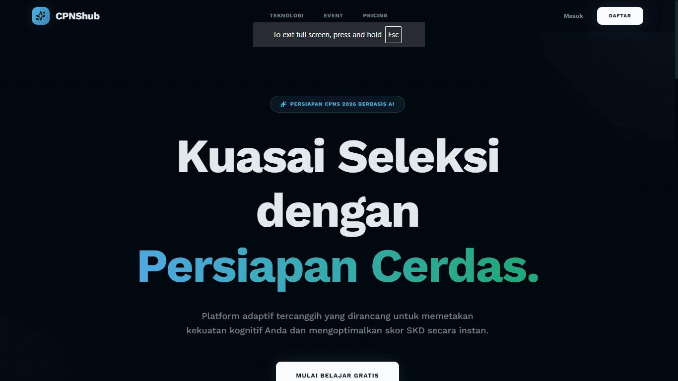 CPNS Hub screenshot
